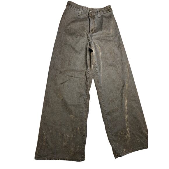 Universal Threads Women's high-rise sailor wide leg iridescent jean size 4R - Picture 3 of 7